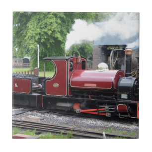 Carreau Petite locomotive à voie étroite