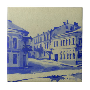 Carreau Petites rues dans la vieille ville