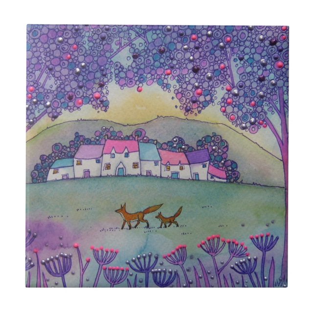 Carreau Petits renards (Devant)