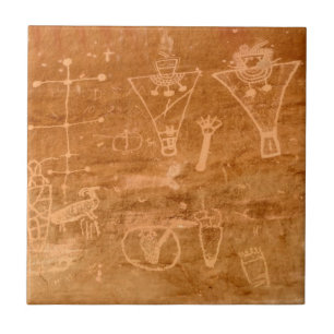 Carreau Pétroglyphes de canyon de Sego - ressorts de