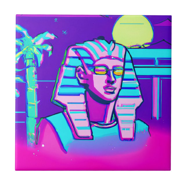 Carreau Pharaon Synthwave (Devant)