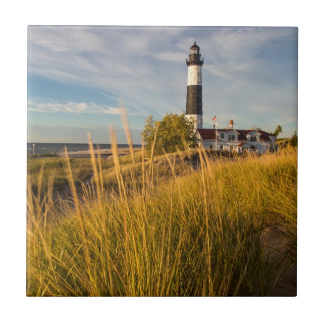 Carreau Phare de Big Sable Point sur le lac Michigan (Devant)