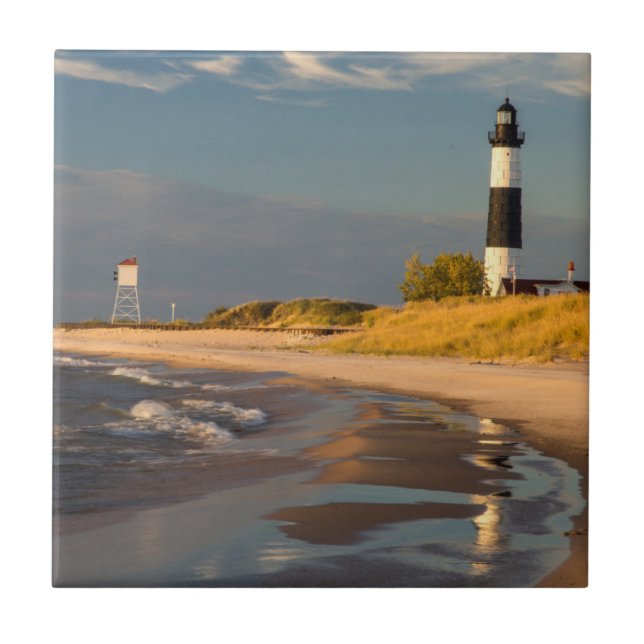Carreau Phare de Big Sable Point sur le lac Michigan 2 (Devant)