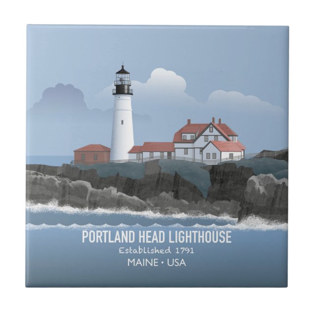 Carreau Phare de Portland Head (Devant)