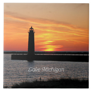 Carreau Phare du lac Michigan