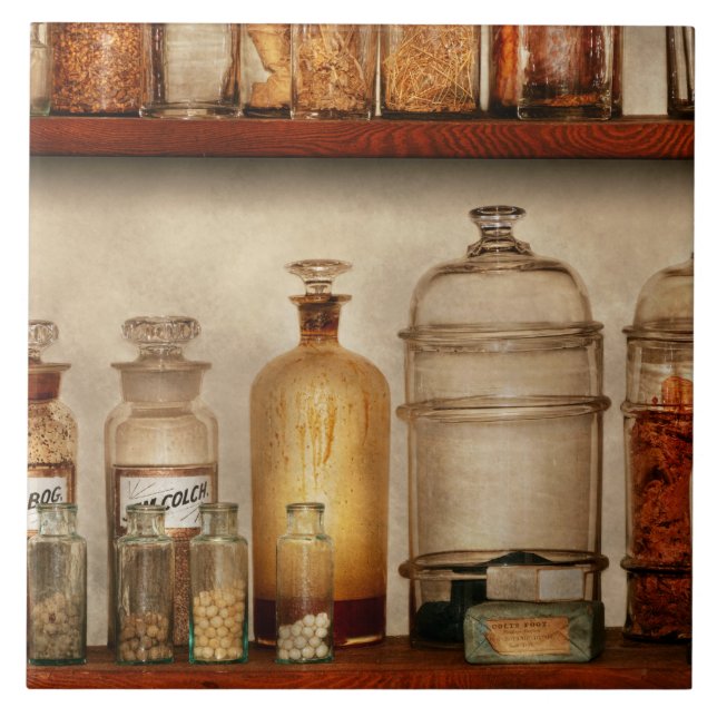 Carreau Pharmacie - Curiosités de la pharmacie (Devant)