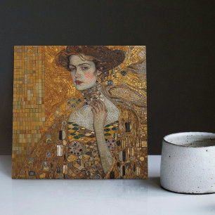 Carreau Phase d'or Gustav Klimt Mosaïque Edwardienne C