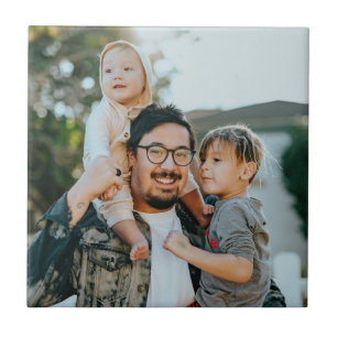 Carreau Photo de famille personnalisée