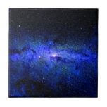 Carreau Photo de l'espace de galaxie de manière laiteuse<br><div class="desc">Notre galaxie à la maison !</div>