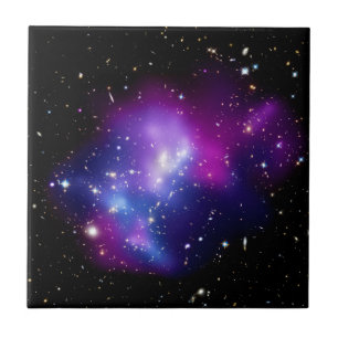 Carreau Photo de l'espace du groupe de galaxies MACS J0717