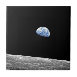 Carreau Photo de l'orbite lunaire de la Terre prise par Ap