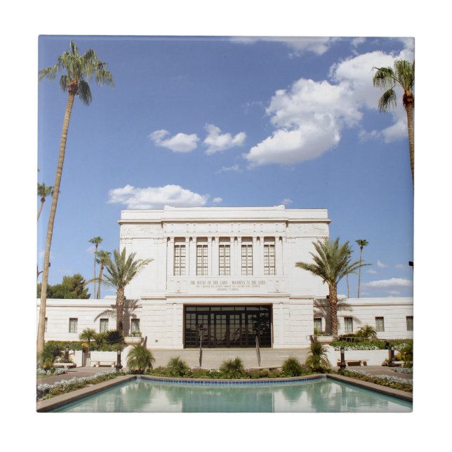 Carreau photo du temple mormon de mesa arizona (Devant)