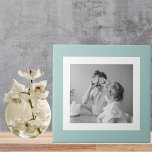 Carreau Photo Famille Moderne Mint Simple Lovely Cadeau<br><div class="desc">Photo Famille Moderne Mint Simple Lovely Cadeau</div>