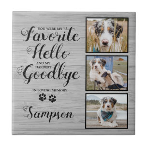 Carreau Photo personnalisée de conservation de souvenirs 