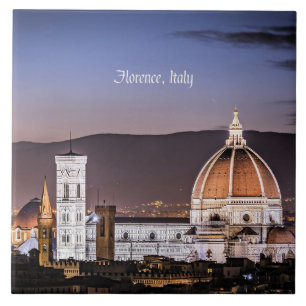 Carreau photographie du paysage urbain de Florence, Italie