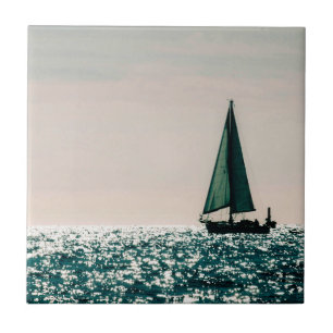 Carreau Photographie marine de l'océan bleu