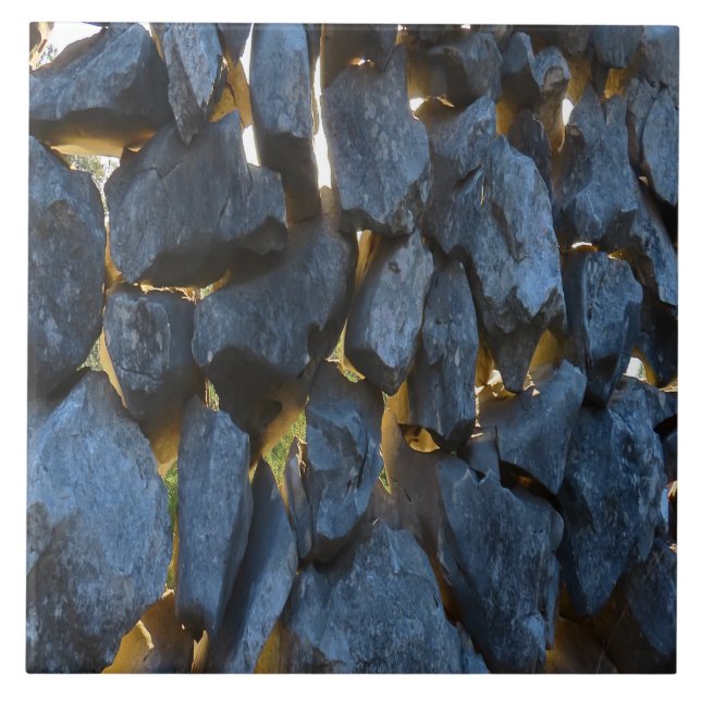 Carreau Photographie russe à mur de pierre croate (Devant)