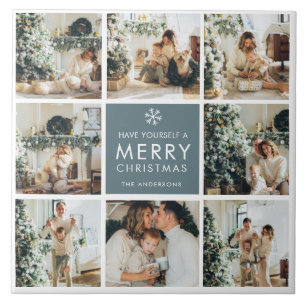 Carreau Photos Multi Holiday   Merry Christmas
