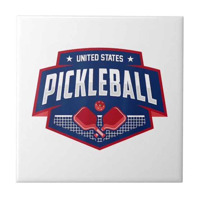 Carreau Pickleball Soutien à l'équipe Joueur de Pickleball (Devant)