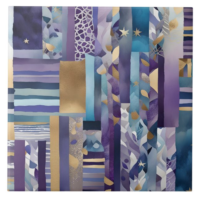 Carreau pièce de patchwork de quilt (Devant)
