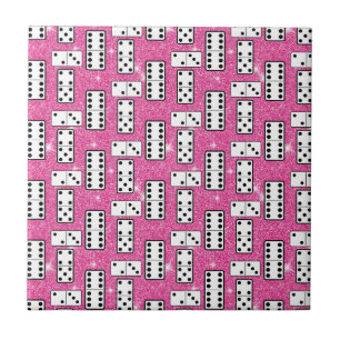 Carreau Pièces de Domino Jeu de Société Dominos Paillettes