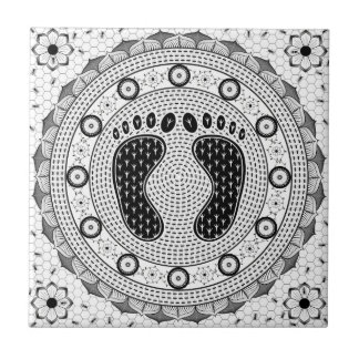 Carreau Pieds de mandala