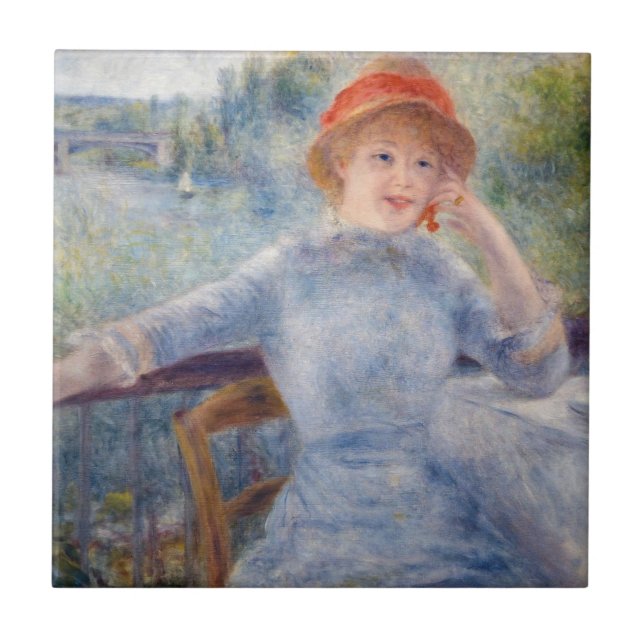 Carreau Pierre Auguste Renoir - Alphonsine Fournaise (Devant)