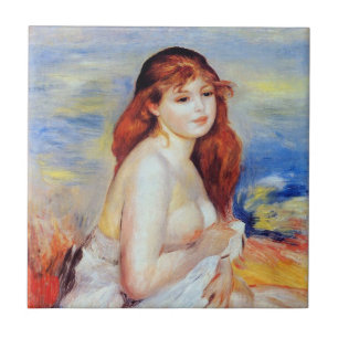 Carreau Pierre Auguste Renoir - Baigneuse