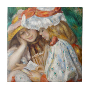 Carreau Pierre-Auguste Renoir - Deux Filles Lisant