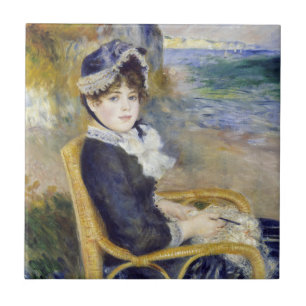 Carreau Pierre-Auguste Renoir - En bord de mer