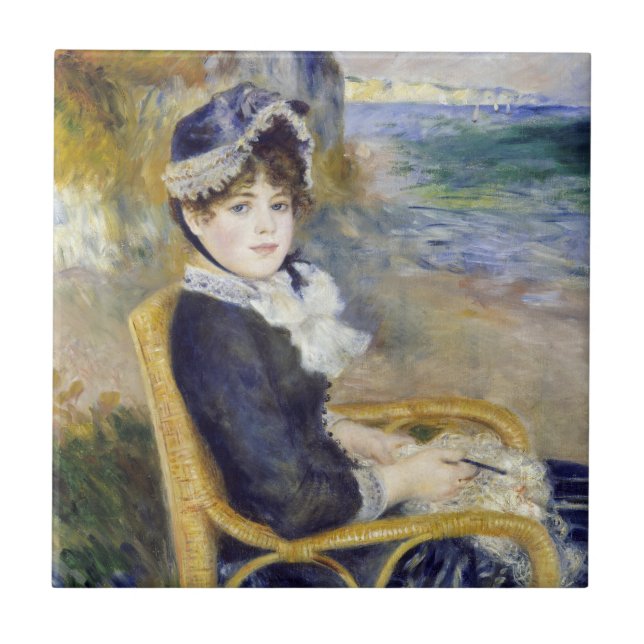 Carreau Pierre-Auguste Renoir - En bord de mer (Devant)