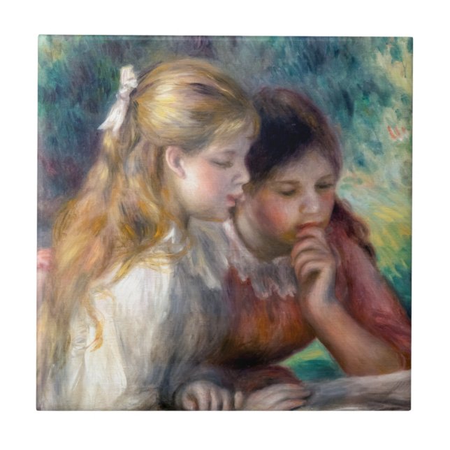 Carreau Pierre-Auguste Renoir - La Lecture (Devant)