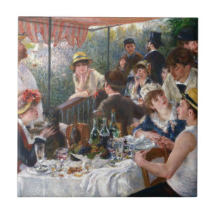 Carreau Pierre-Auguste Renoir - Le déjeuner des canotiers