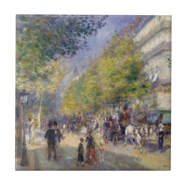 Carreau Pierre-Auguste Renoir - Paris, Grands Boulevards (Devant)
