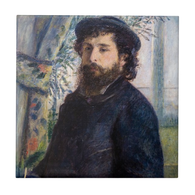 Carreau Pierre Auguste Renoir - Portrait de Claude Monet (Devant)