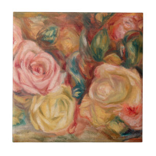Carreau Pierre-Auguste Renoir - Roses