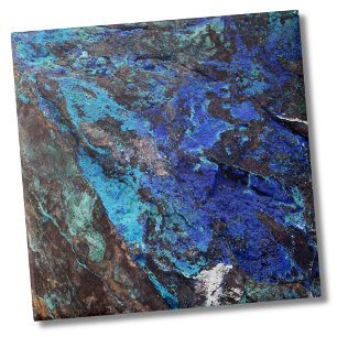 Carreau Pierre bleue de minerai de turquoise d'Aqua