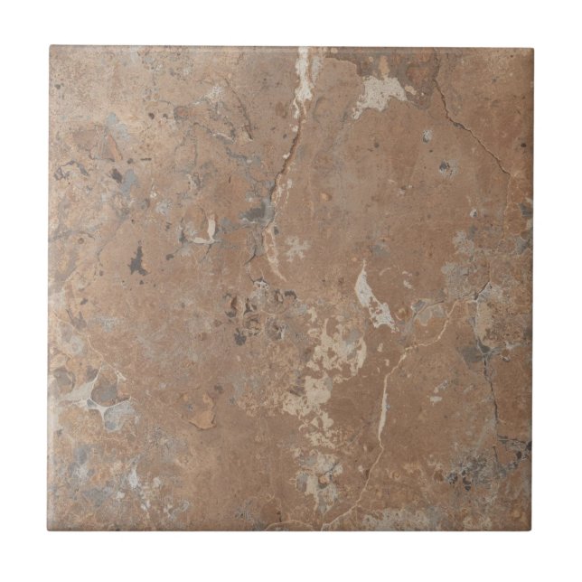 Carreau Pierre brune vintage rustique simple impression ru (Devant)