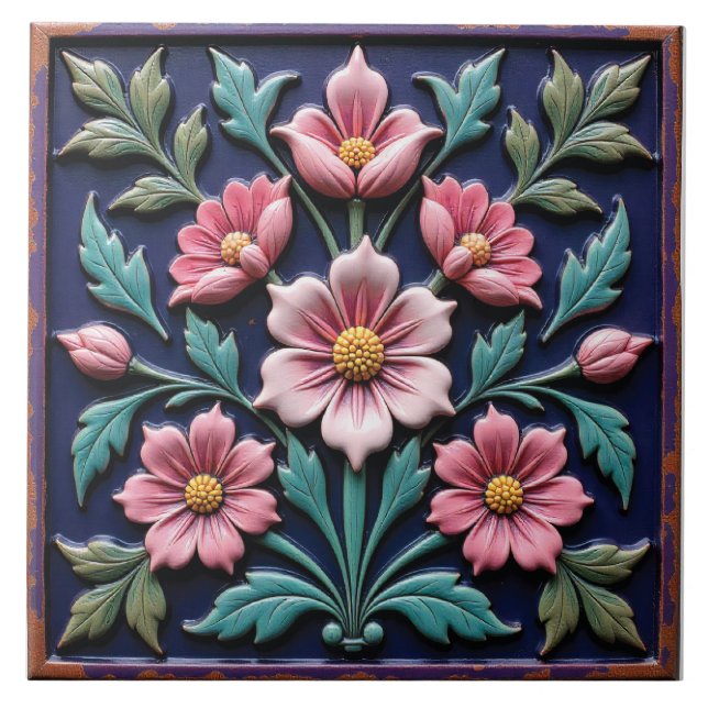 Carreau Pierre de serment de la Fleur de héraut (Devant)