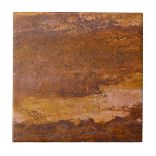 Carreau Pierre grenue de roche sédimentaire de grès rouge