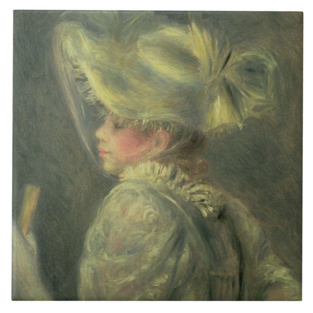 Carreau Pierre un Renoir | le casquette blanc (Devant)