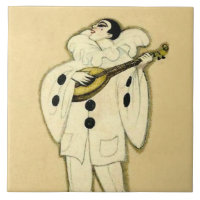 Pierrot Sérénade un Croissant de Lune par Sophia C