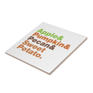 Carreau Pies de vacances ~ Fête Noël Thanksgiving Noël