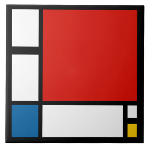Carreau Piet Mondrian, composition II