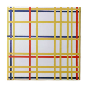 Carreau Piet Mondrian New York City I Art Abstrait