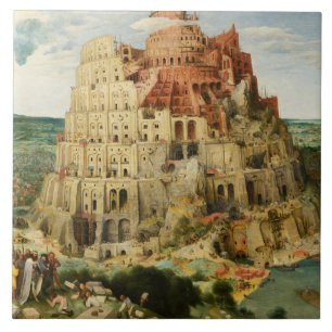 Carreau Pieter Bruegel l'aîné - la tour de Babel