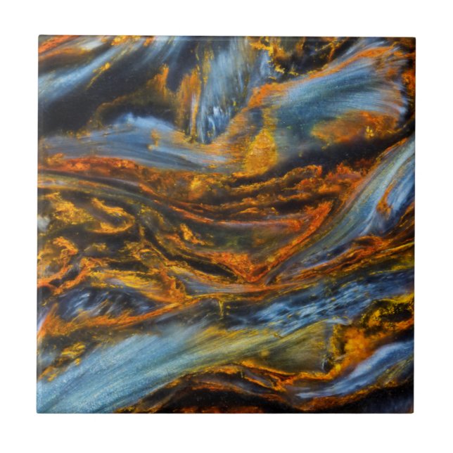 Carreau Pietersite à motifs (Devant)