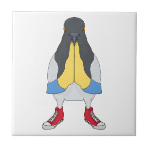 Carreau Pigeon avec chaussures