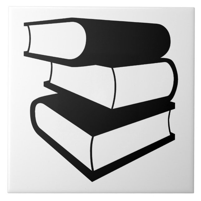 Carreau Pile de livres noirs (Devant)