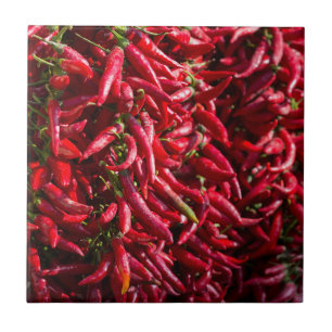 Carreau Piment Rouge Épicé Dans La Ville De Kalocsa